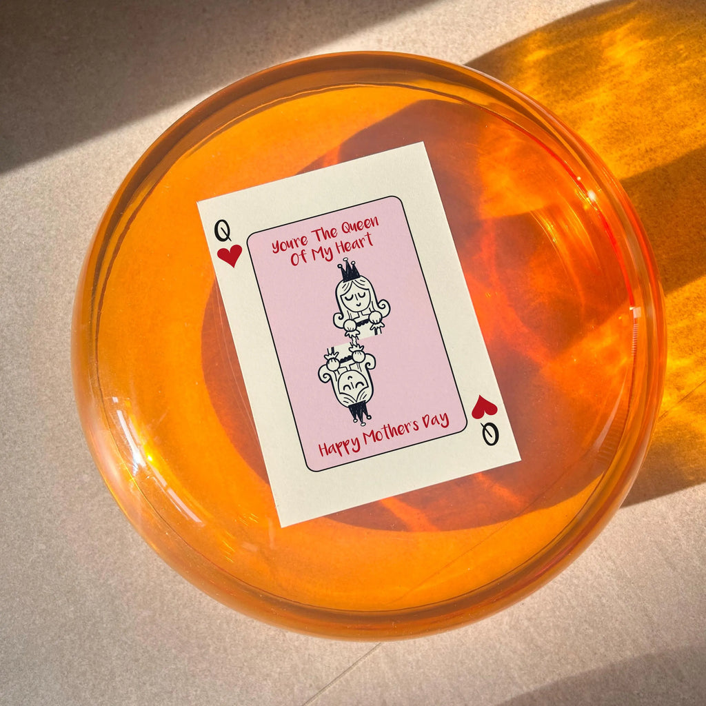 Queen of My Heart Mother's Day Card: Playing Card Design