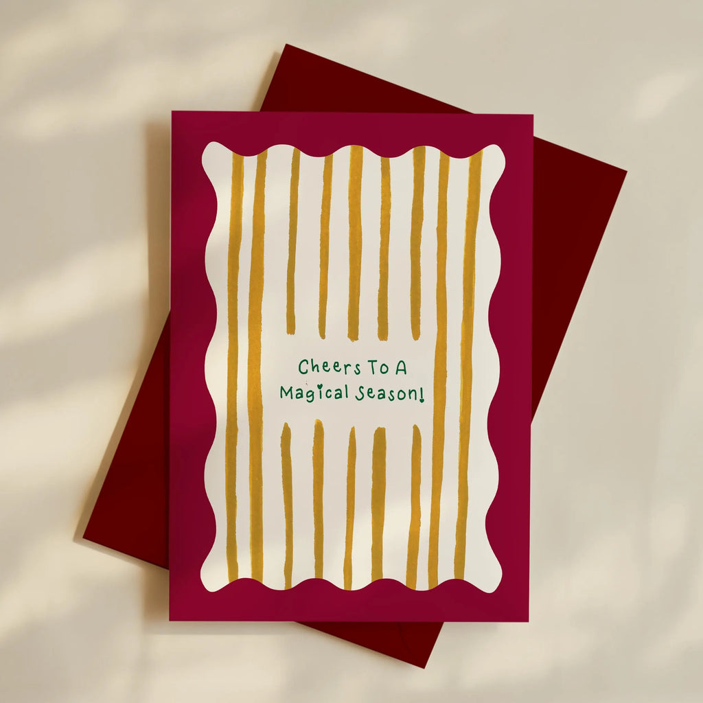 Hand-Drawn Christmas Card – Festive Holiday Greetings