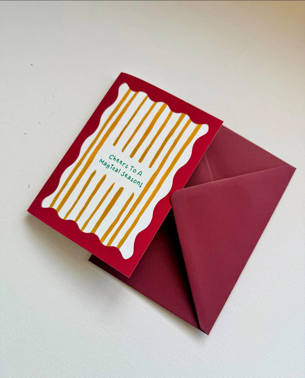 Hand-Drawn Christmas Card – Festive Holiday Greetings