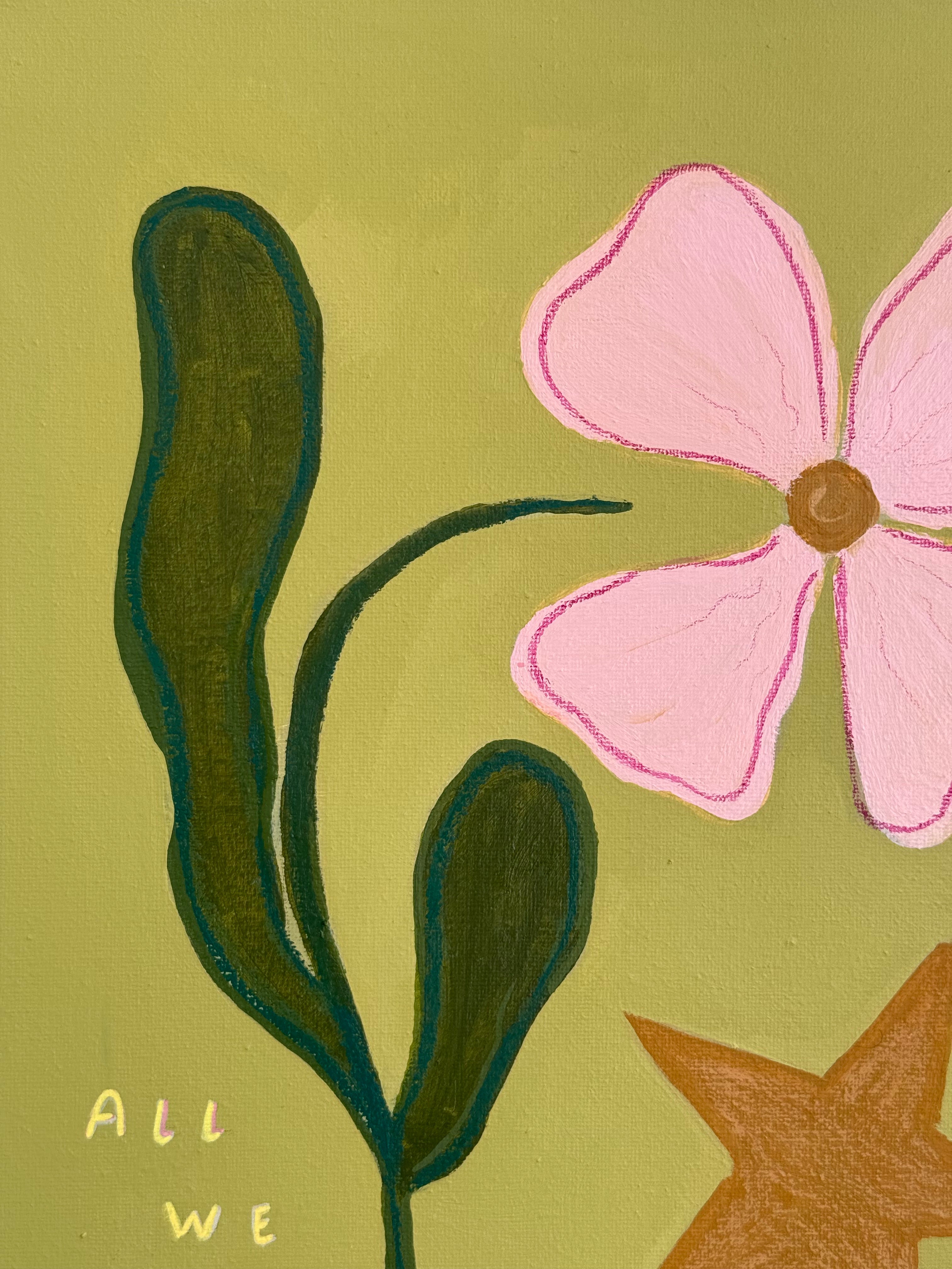 All We Need Is Love - detail of flower centre
